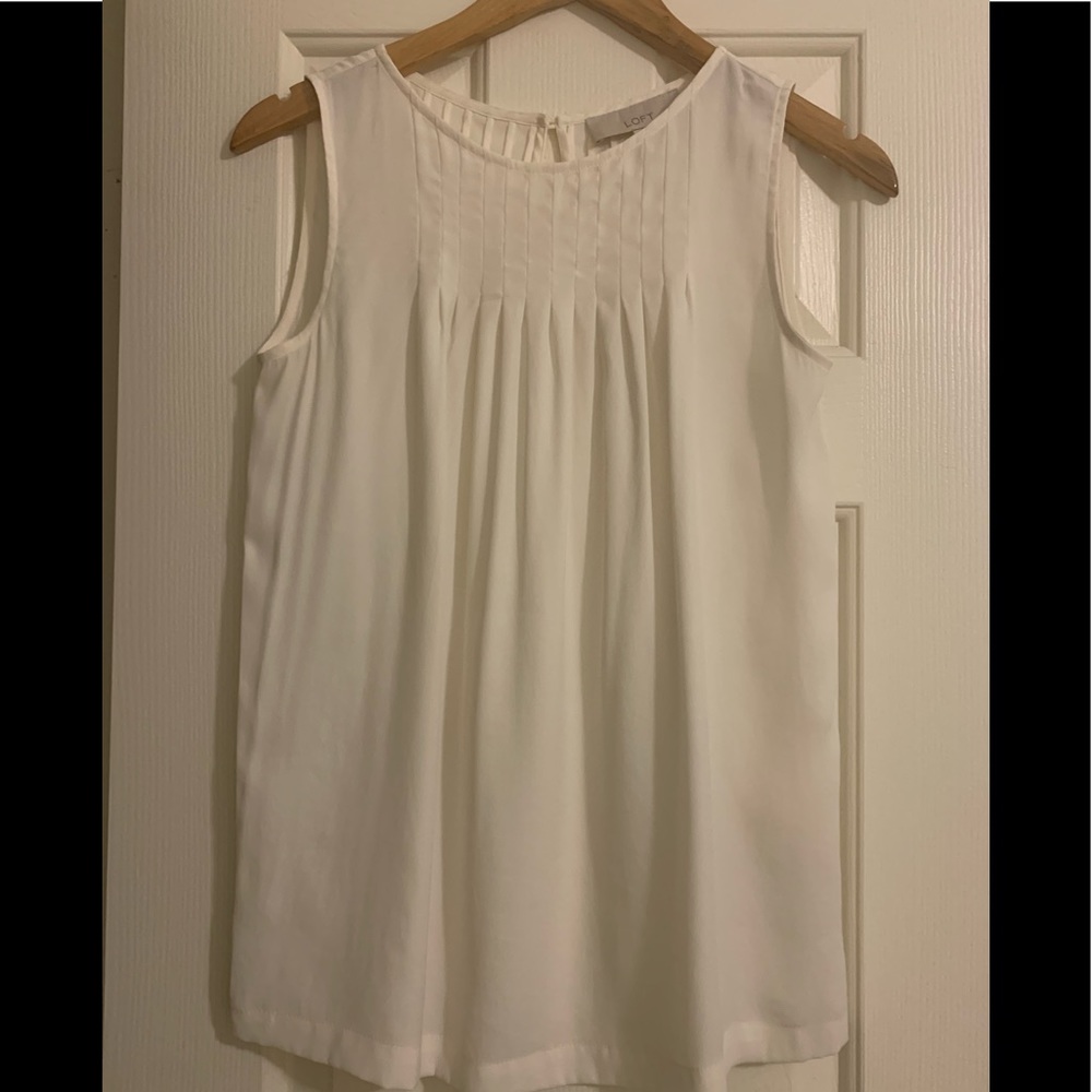 Beige top LOFT size XS